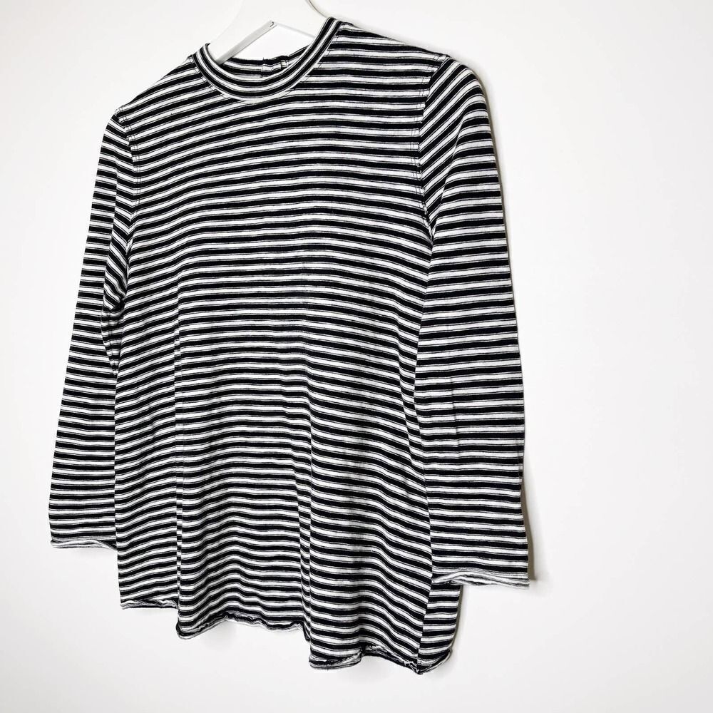 FREE PEOPLE Mod Stripe Open Back Blouse - Picture 2 of 10